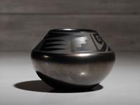 Pottery Jar with High Gunmetal Finish June 1969
