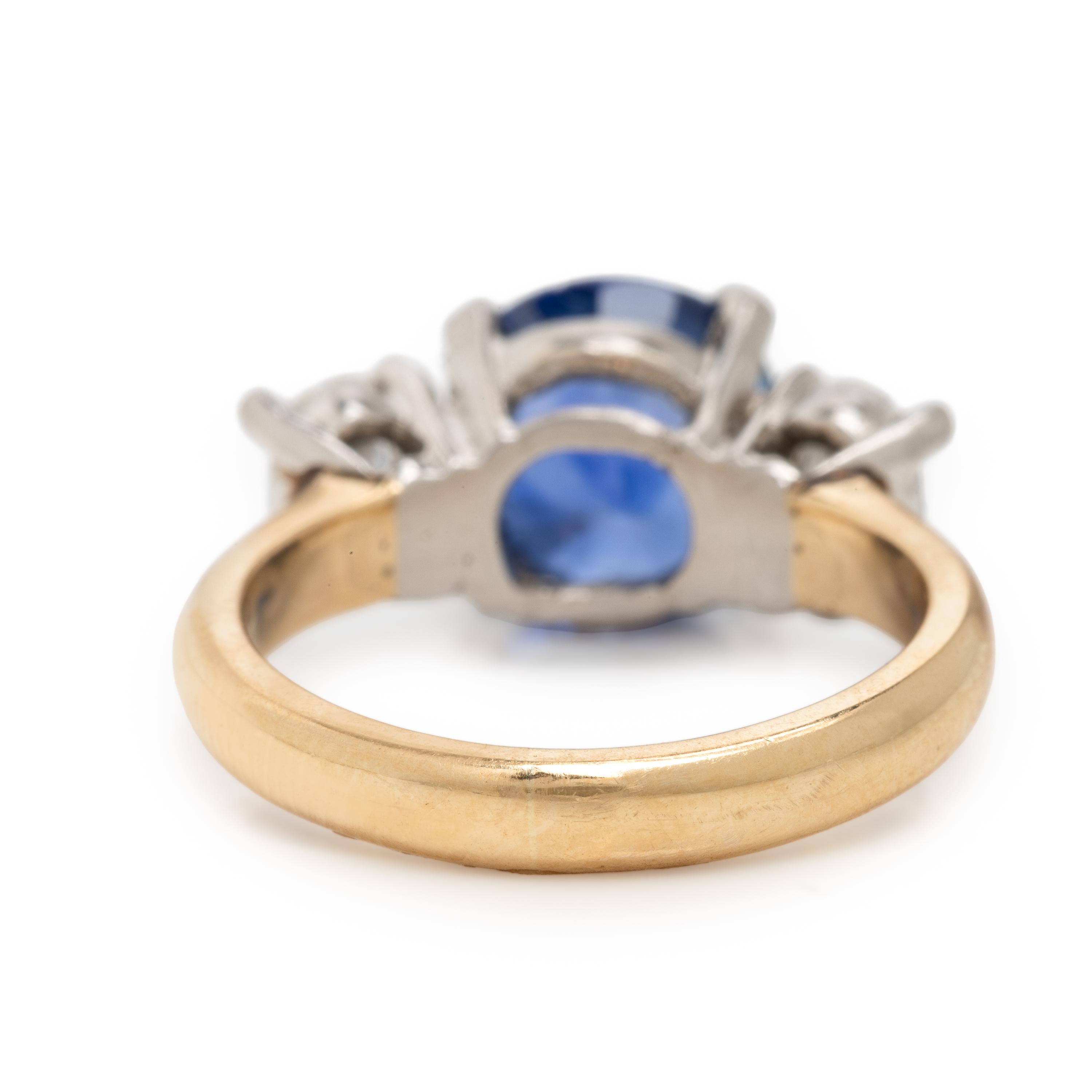 Ceylon Sapphire and Diamond Ring