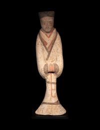 Three Chinese Pottery Figures