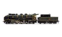 A Fulgurex Polychrome O-Gauge S.N.C.F 4-6-2 Locomotive and Tender