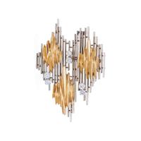 GÜBELIN, MODERNIST, BICOLOR GOLD AND DIAMOND PENDANT/BROOCH