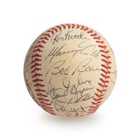 A 1983 All Star Game American League Team Signed Autograph Baseball with 30 Signatures