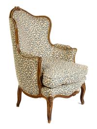 A Louis XV Painted Bergere Height 40 inches. — 19TH CENTURY