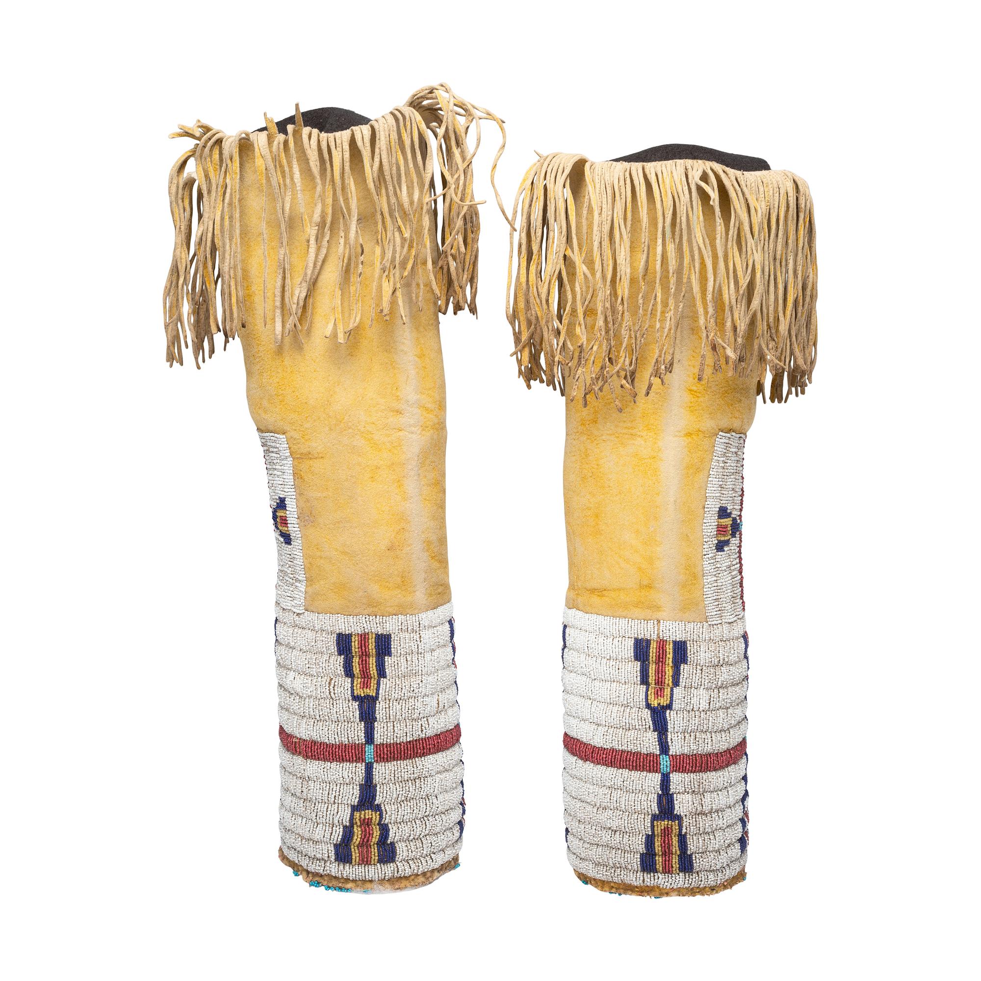 Cheyenne Beaded Hide Leggings
