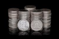 A Group of 119 Pre-1965 50c Coins
