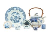 Seven Blue and White Porcelain Articles