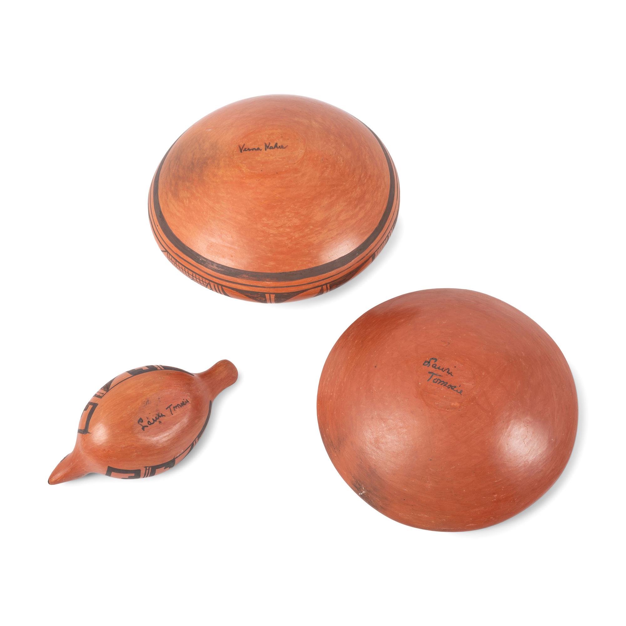 Group of Hopi Pottery Jars