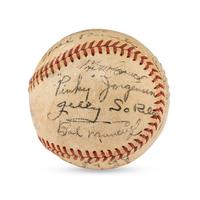 A 1940 San Antonio Missions Team Signed Autograph Baseball