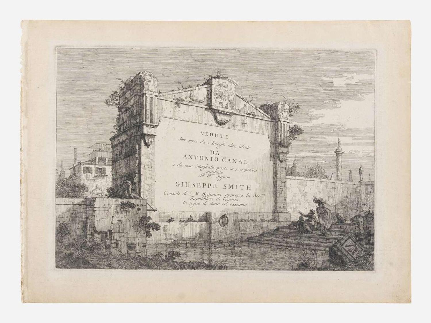 Canaletto (Giovanni Antonio Canal), (Italian, 1697-1768) - Vedute Altre Prese da i Luoghi Altre Ideate