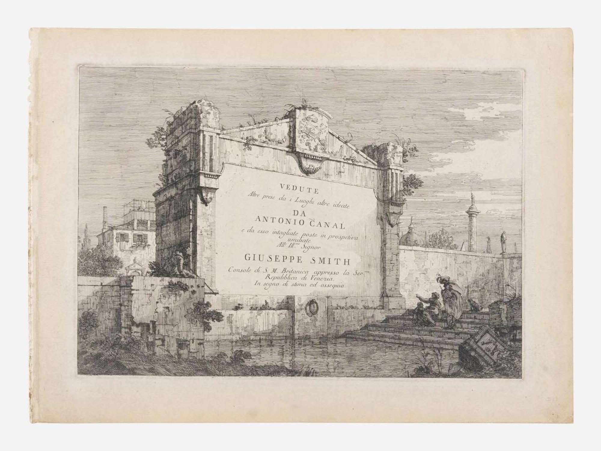 Canaletto (Giovanni Antonio Canal), (Italian, 1697-1768) - Vedute Altre Prese da i Luoghi Altre Ideate