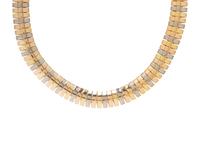 CARTIER, TRICOLOR GOLD NECKLACE