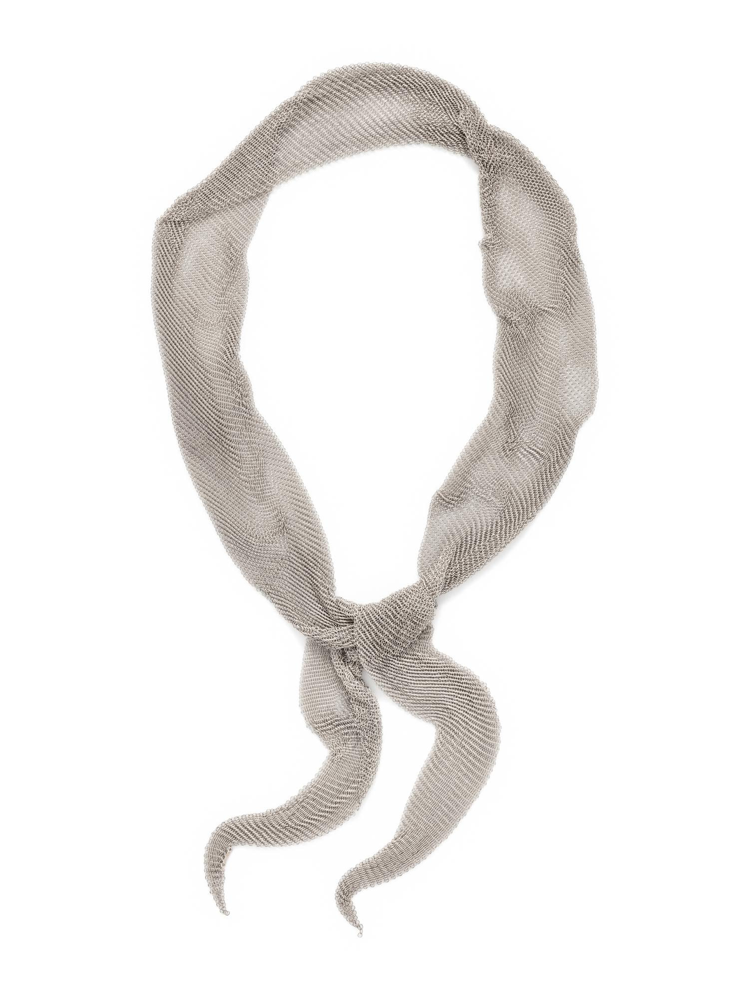 TIFFANY & CO., ELSA PERETTI, STERLING SILVER MESH SCARF NECKLACE