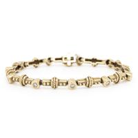 Diamond and Yellow Gold Bracelet