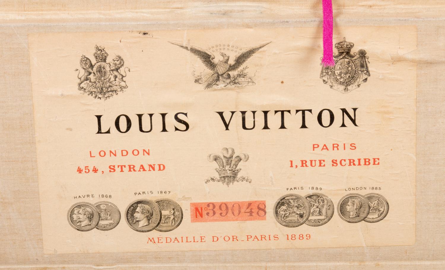 Louis Vuitton Steamer Trunk, 19th Century
