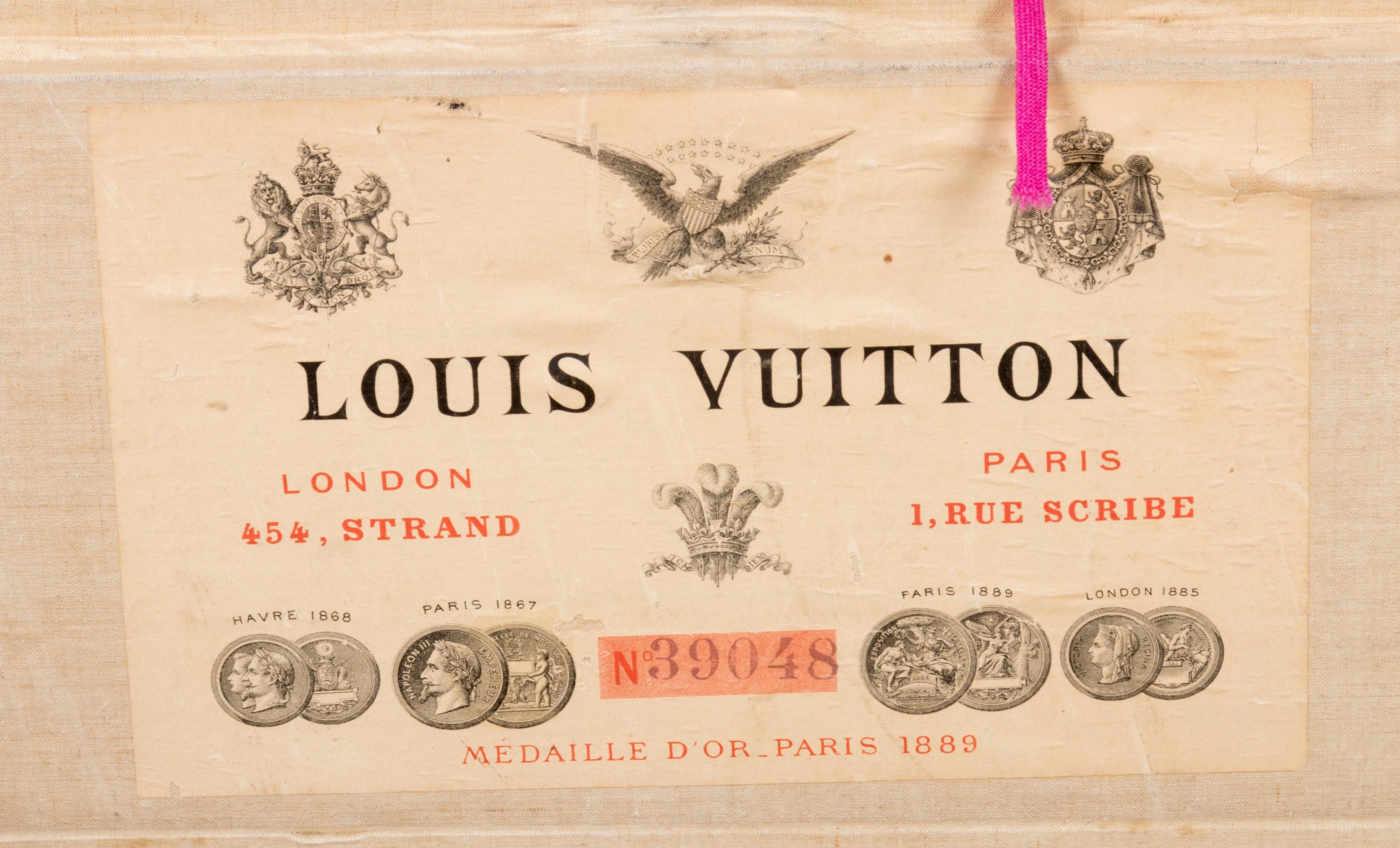 Louis Vuitton Steamer Trunk, 19th Century