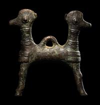 A Luristan Bronze Two-Headed Horse