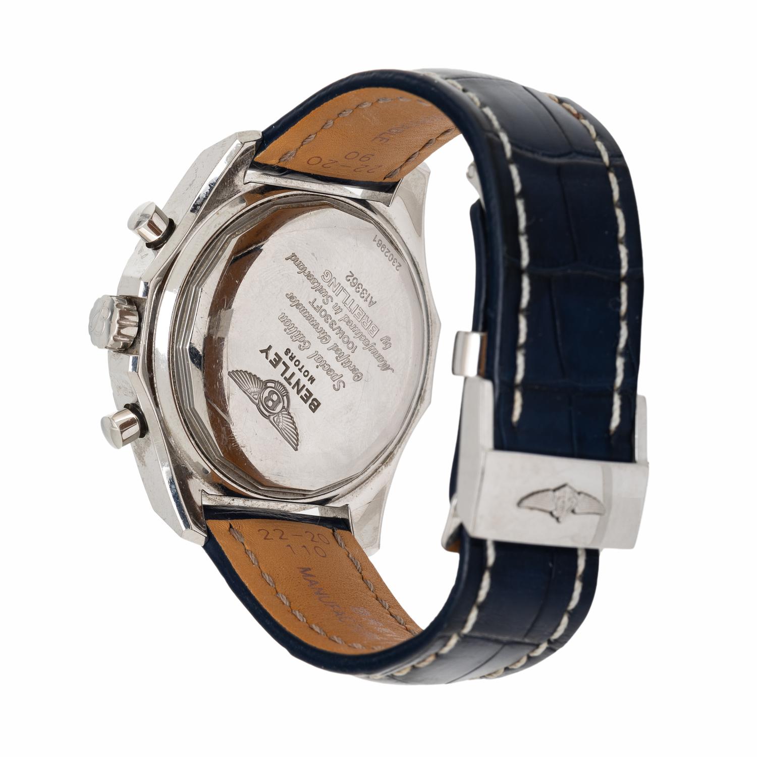 Breitling, Bentley, Ref. A13362, Stainless Steel 'Bentley GT Special Edition' Chronograph Day-Date Watch