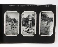 [WORLD WAR II]. Photograph album detailing the experiences of two Indiana military units in the Pacific Theater. Oro Bay, New Guinea, and Tacloban & Leyte, Philippines: n.p., 1944-1945.