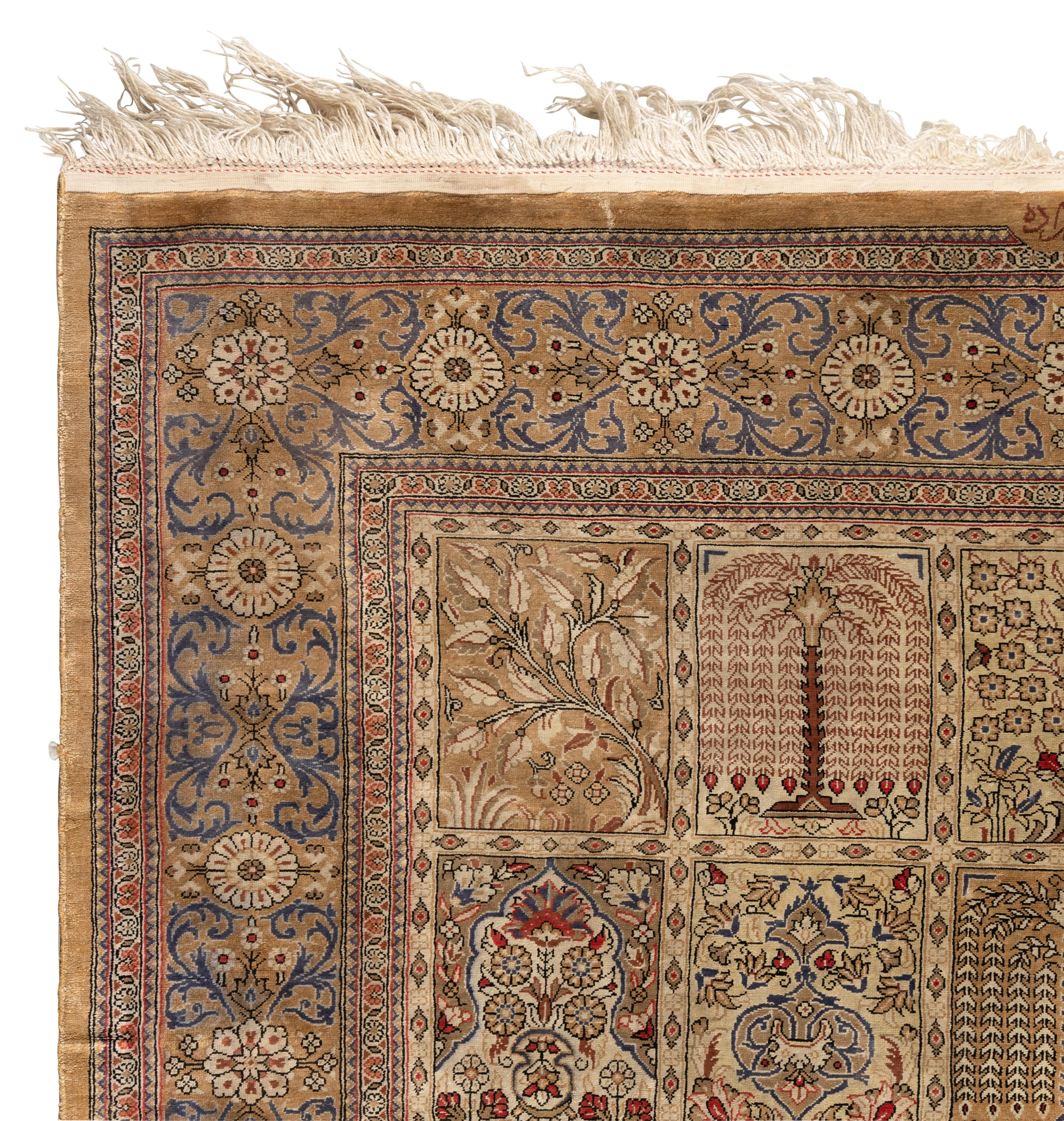 A Bakhtiari Silk Rug
