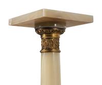 A Gilt Bronze Mounted Onyx Pedestal