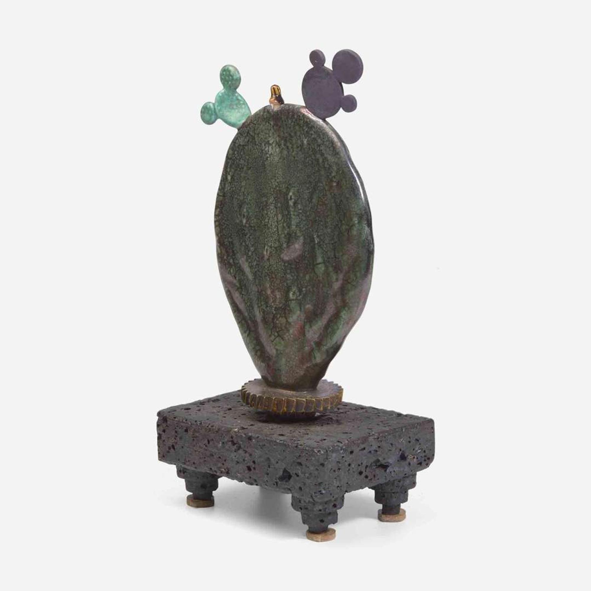 Adrian Saxe (American, b. 1943) Sculptural Cactus Oil Lamp, USA, circa 1980s