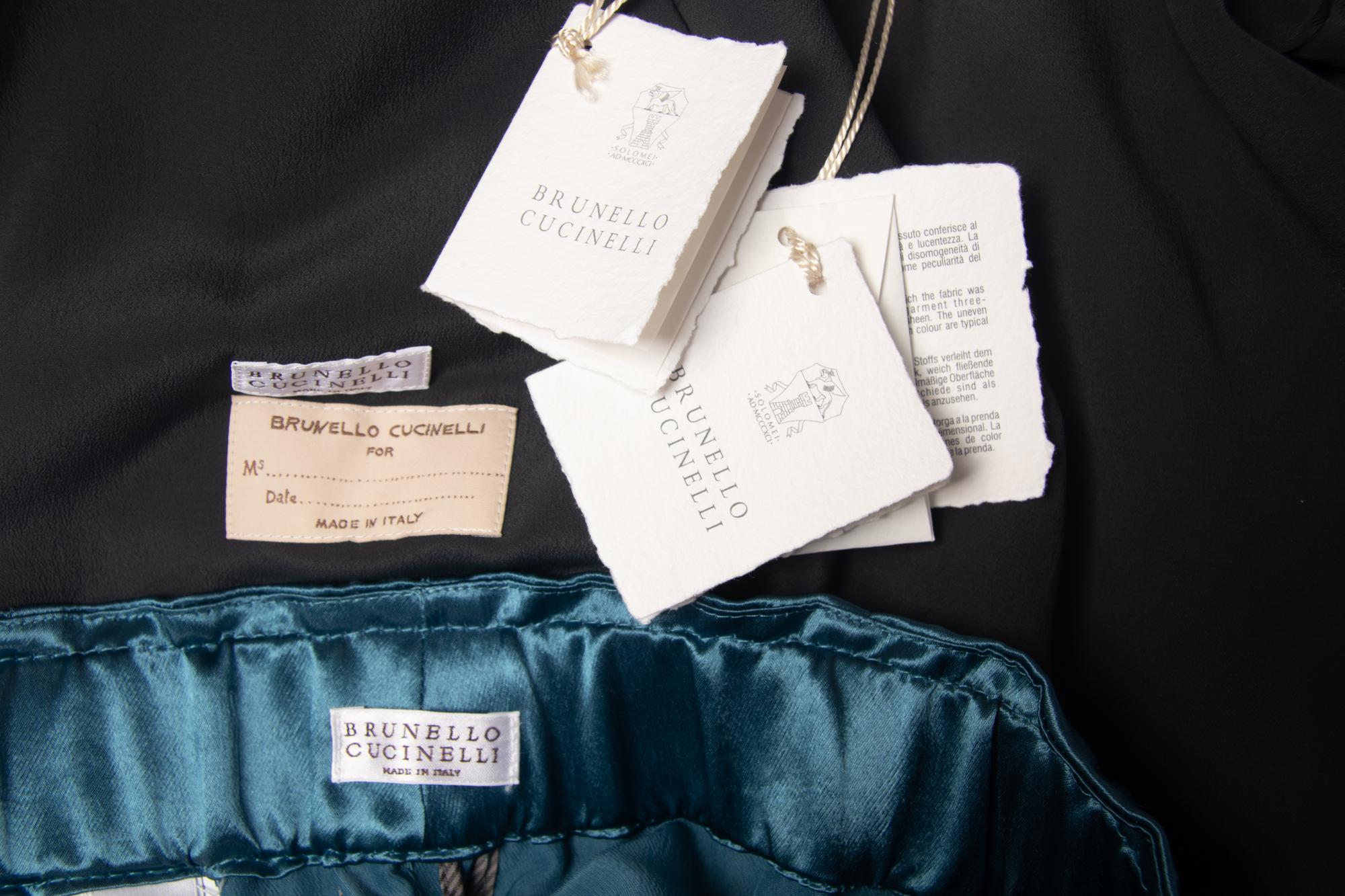 Brunello Cucinelli Satin Suit