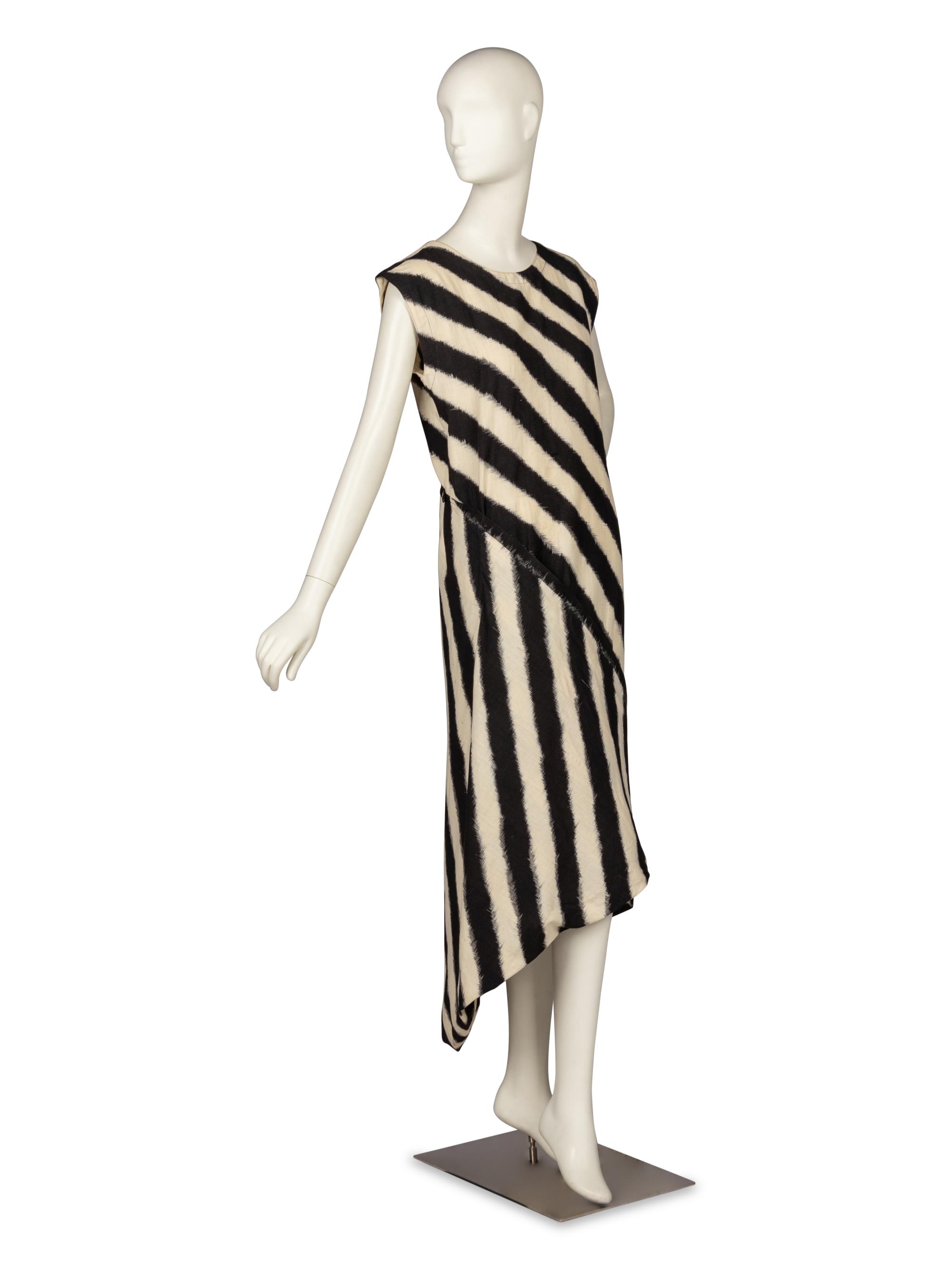 Issey Miyake, Striped Ikat Dress, 1986