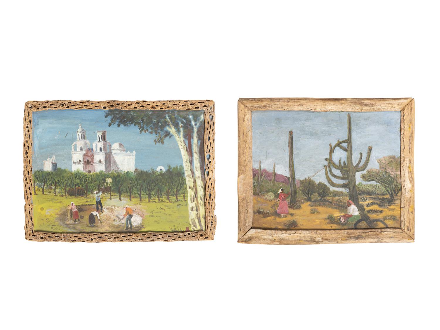 landscapes, pair