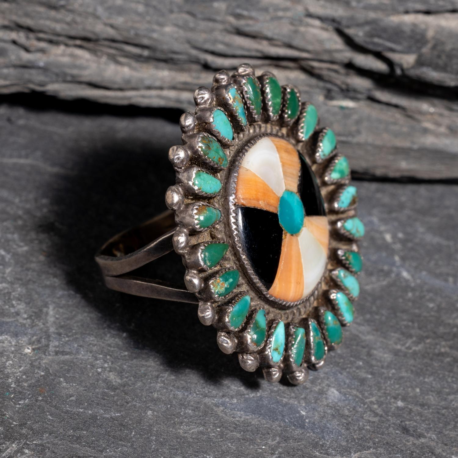 Zuni Mosaic Inlay Ring