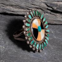 Zuni Mosaic Inlay Ring