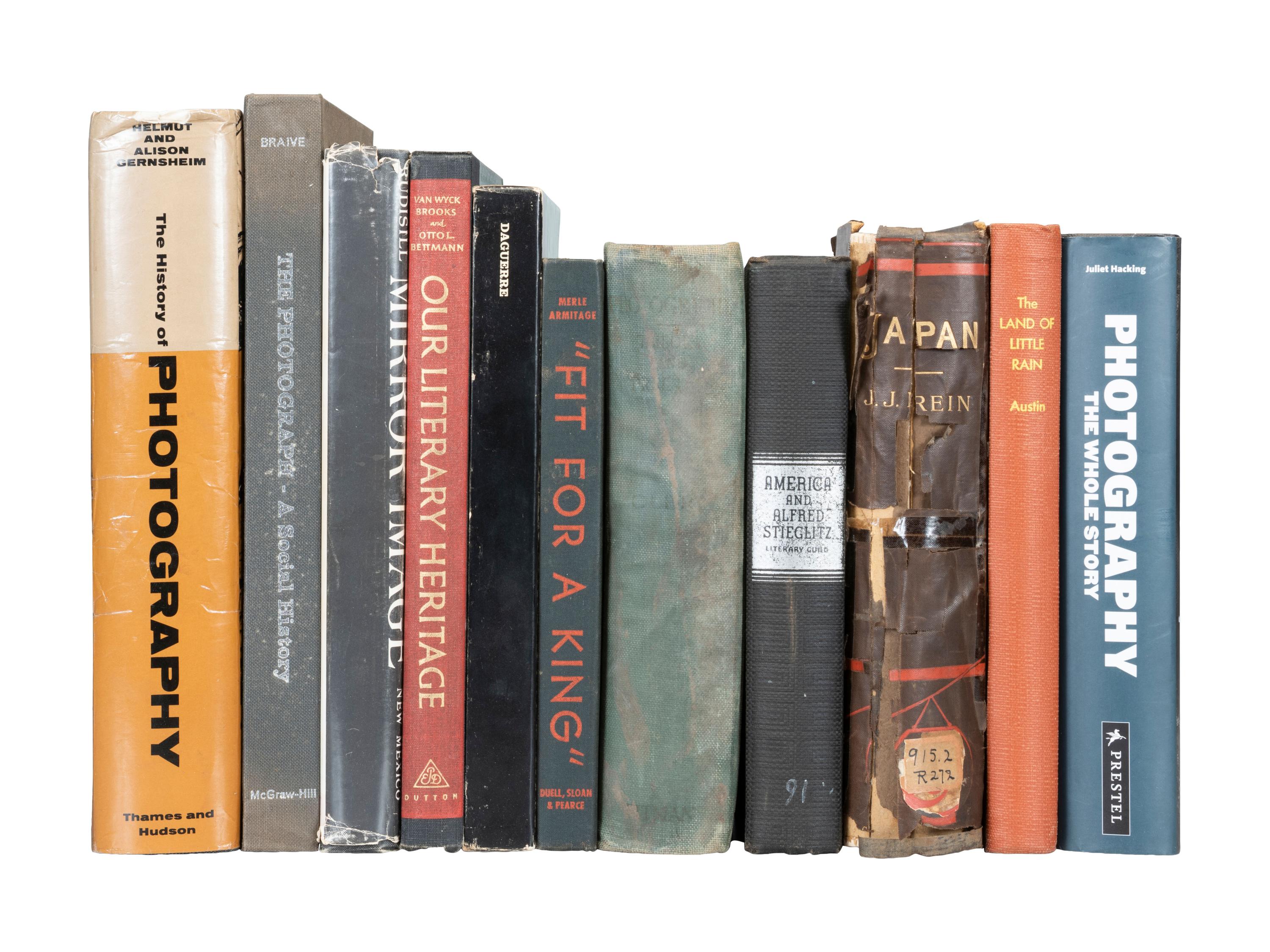 [EARLY PHOTO] 23 works related to the history of photography, celebrated photographers, and travel.