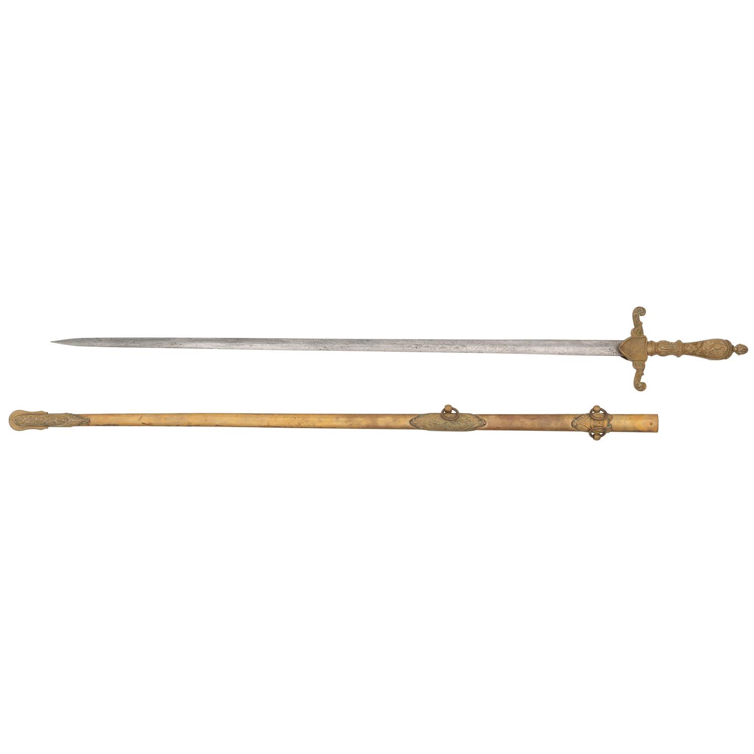 Unmarked U.S. Model 1840 Medical Staff Officer's Sword