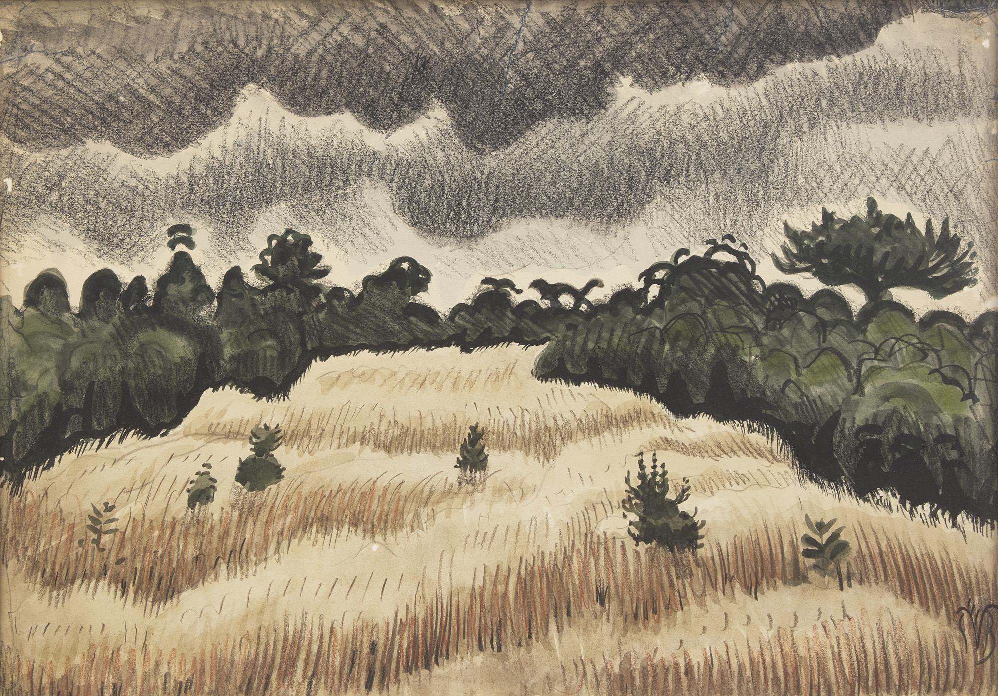 Hill at Twilight , c. 1950