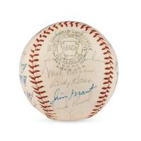 A 1965 Minnesota Twins Team Signed Autograph Baseball Including Harmon Killebrew (JSA Letter of Authenticity),