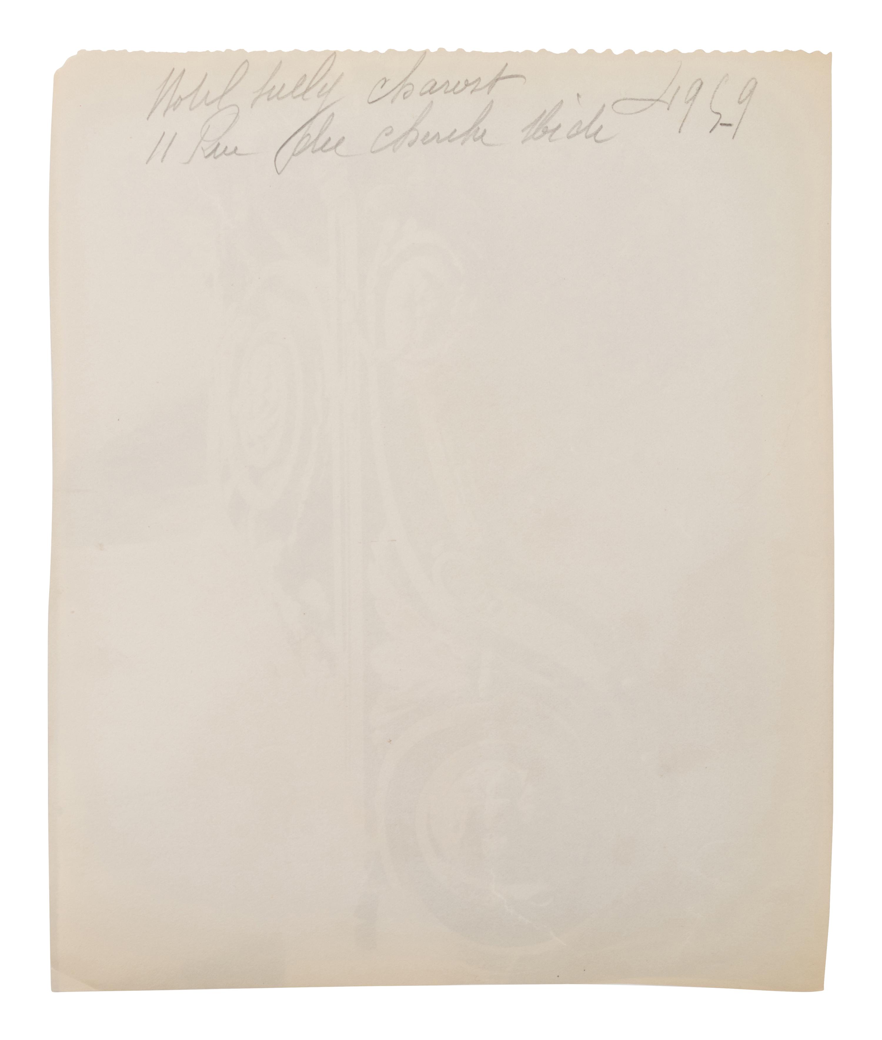 A group of four photographs ( Hôtel de Sully Charost, rue du Cherche-Midi 11 , 1904-1905; Hôtel de Fleury, rue des Saints-Pères 28 , 1905; 7 rue de l'Estrapade , 1905; Grille du chœr, èglise Saint Roch , 1912)