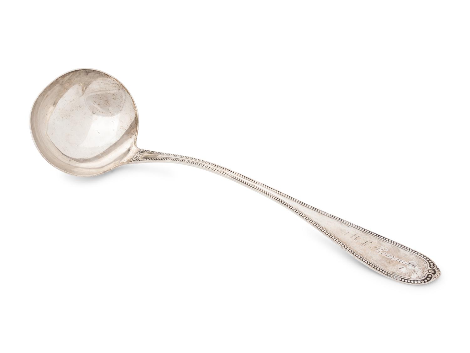 An M.W. Galt & Bro. Coin Silver Ladle