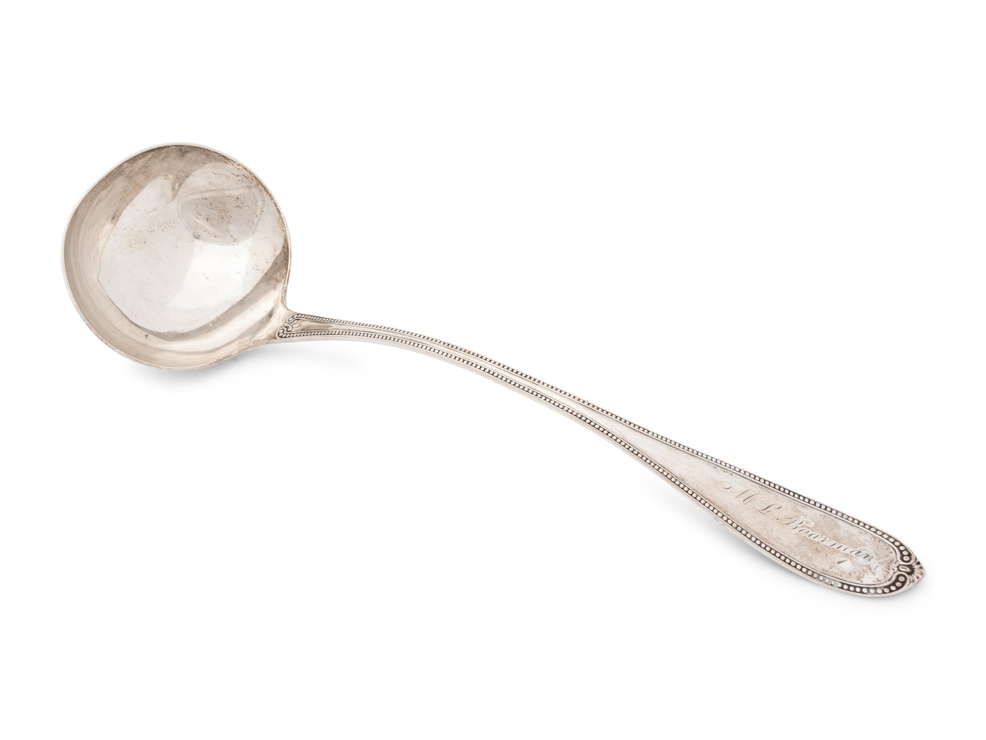 An M.W. Galt & Bro. Coin Silver Ladle