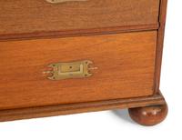 An Anglo-Colonial Hardwood Campaign Style Chest