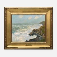 Edward Willis Redfield (American, 1869–1965) Crashing Waves (Maine)