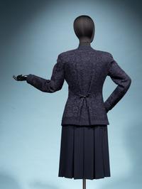 Chanel Haute Couture Navy Lace Skirt Suit, Spring/Summer 1988