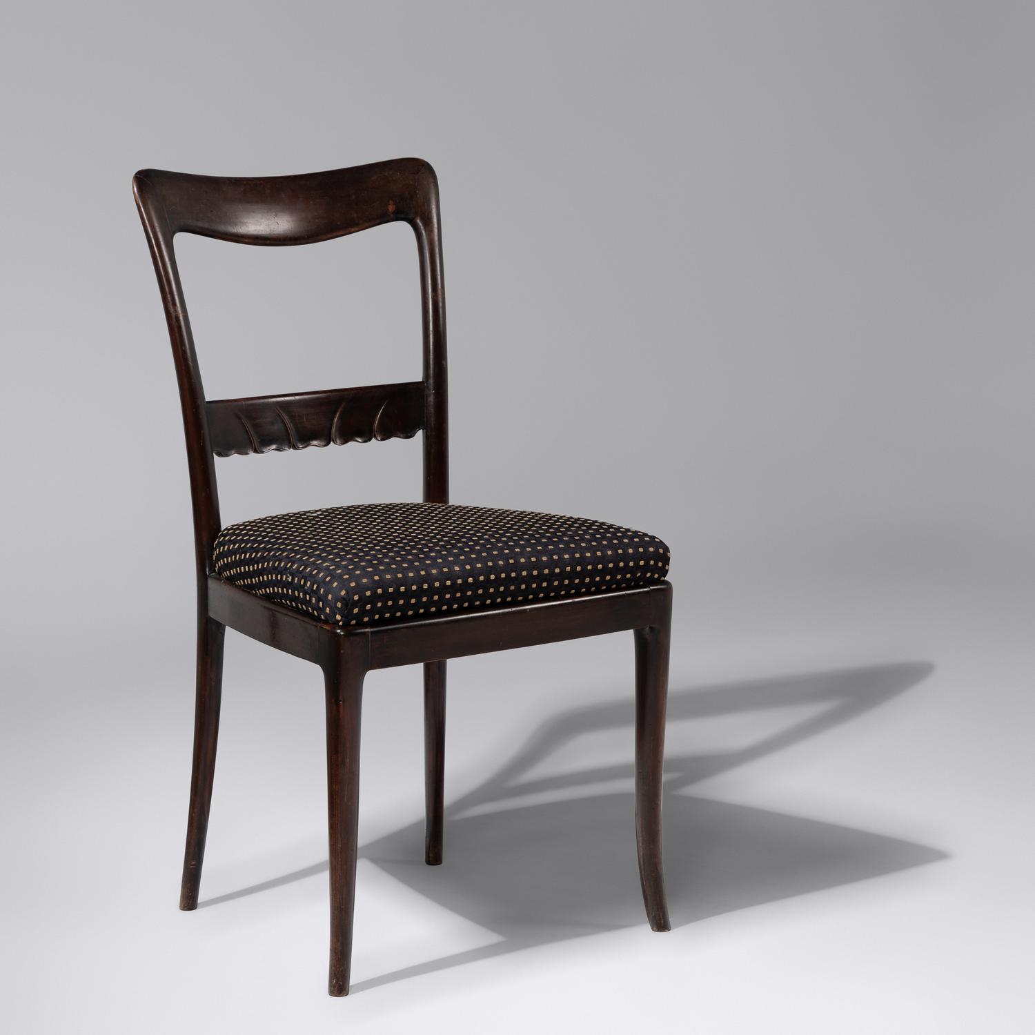 Dining chairs, six, c. 1950 Arredamenti Borsani, Italy