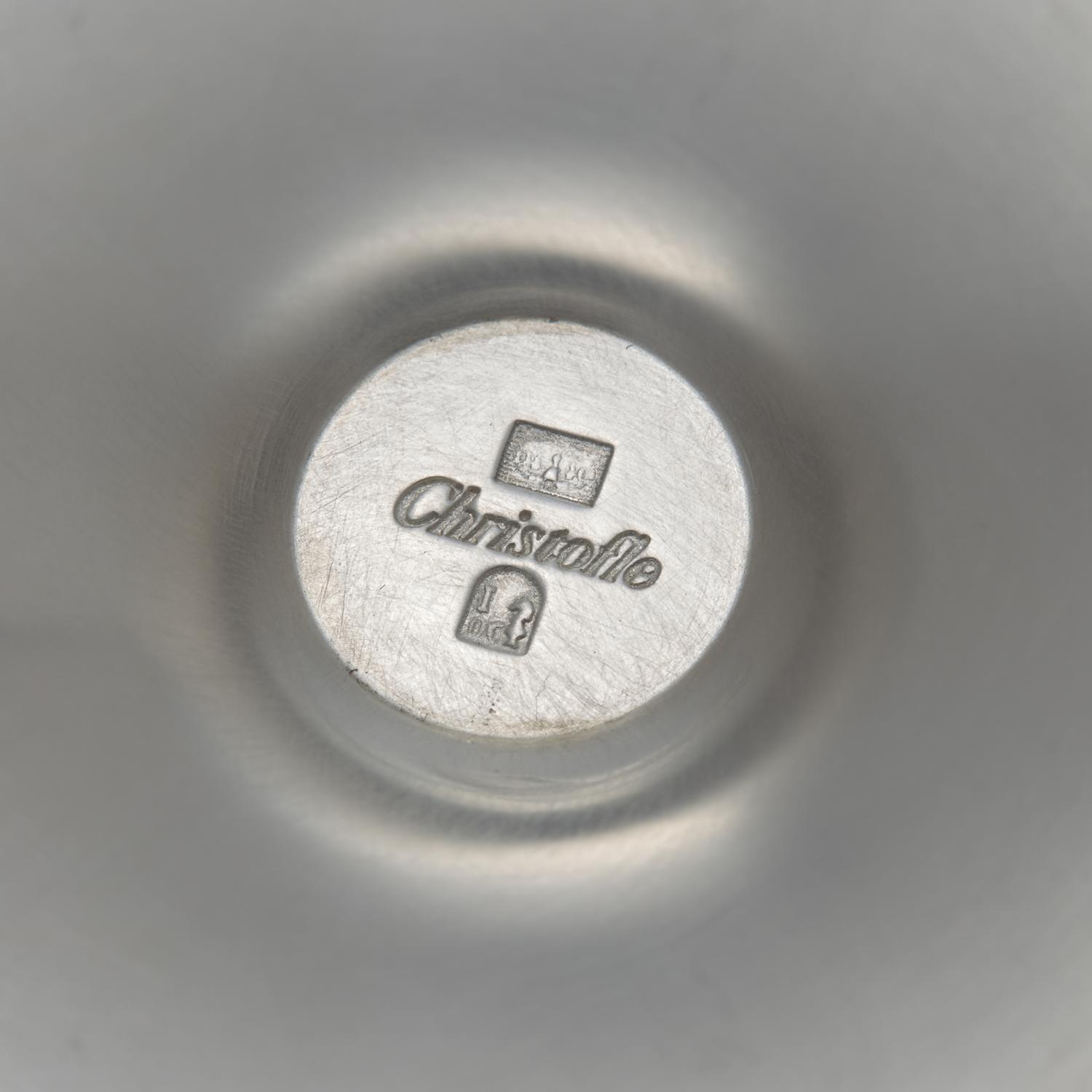 A Set of Eight Christofle Silver-Plate Sorbet Coupes