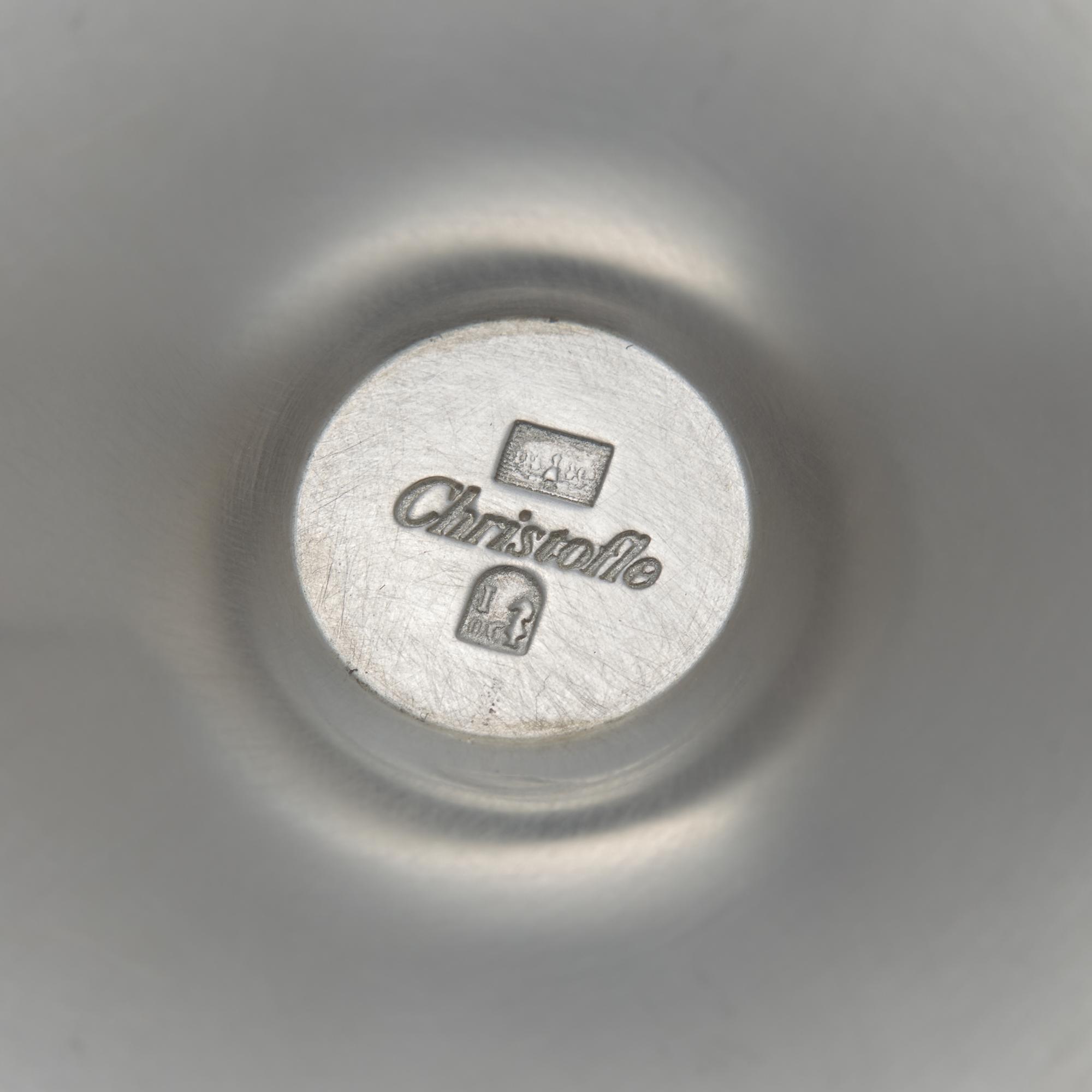 A Set of Eight Christofle Silver-Plate Sorbet Coupes