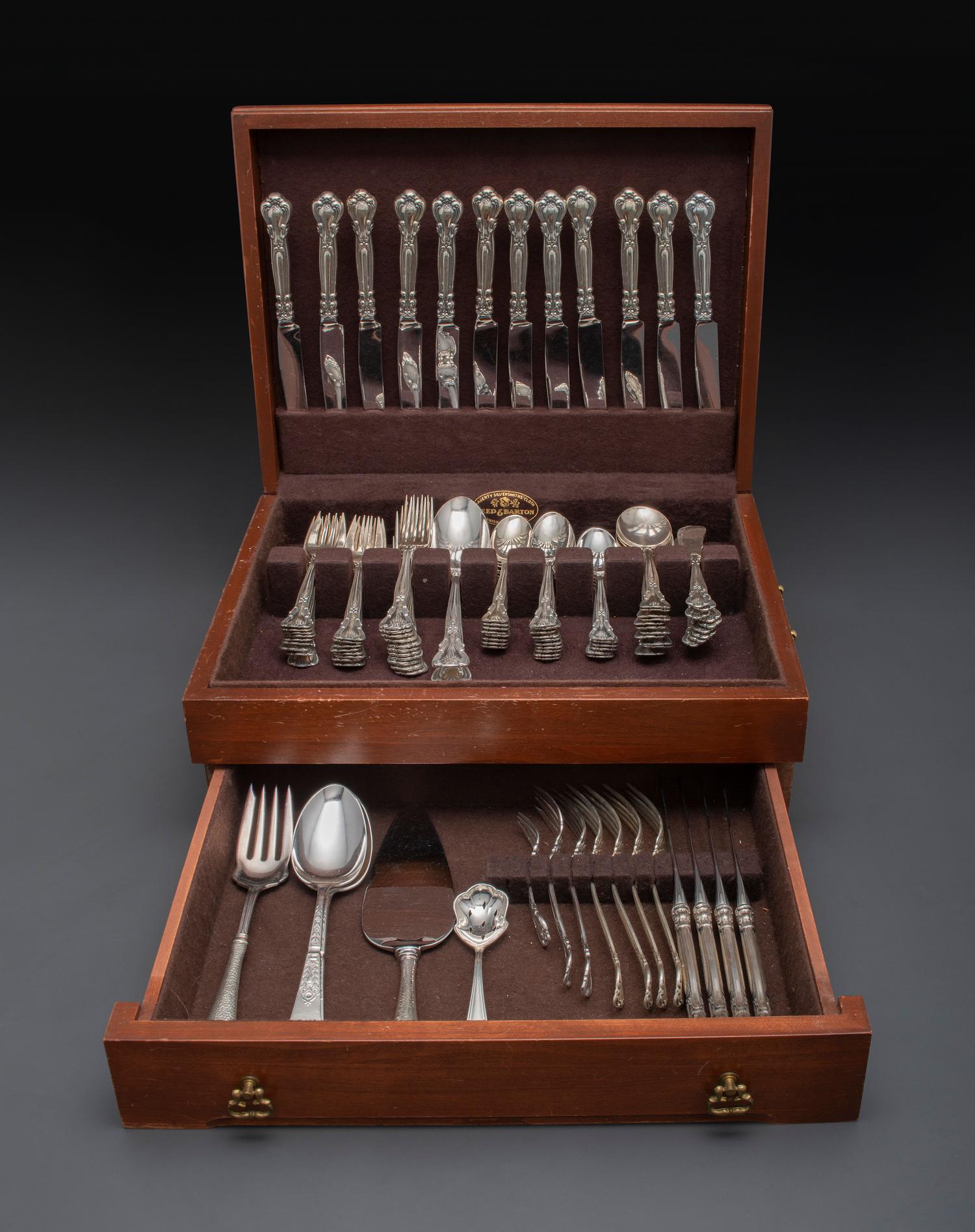 An American Silver Flatware Service
