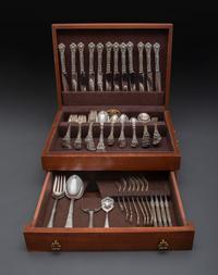 An American Silver Flatware Service