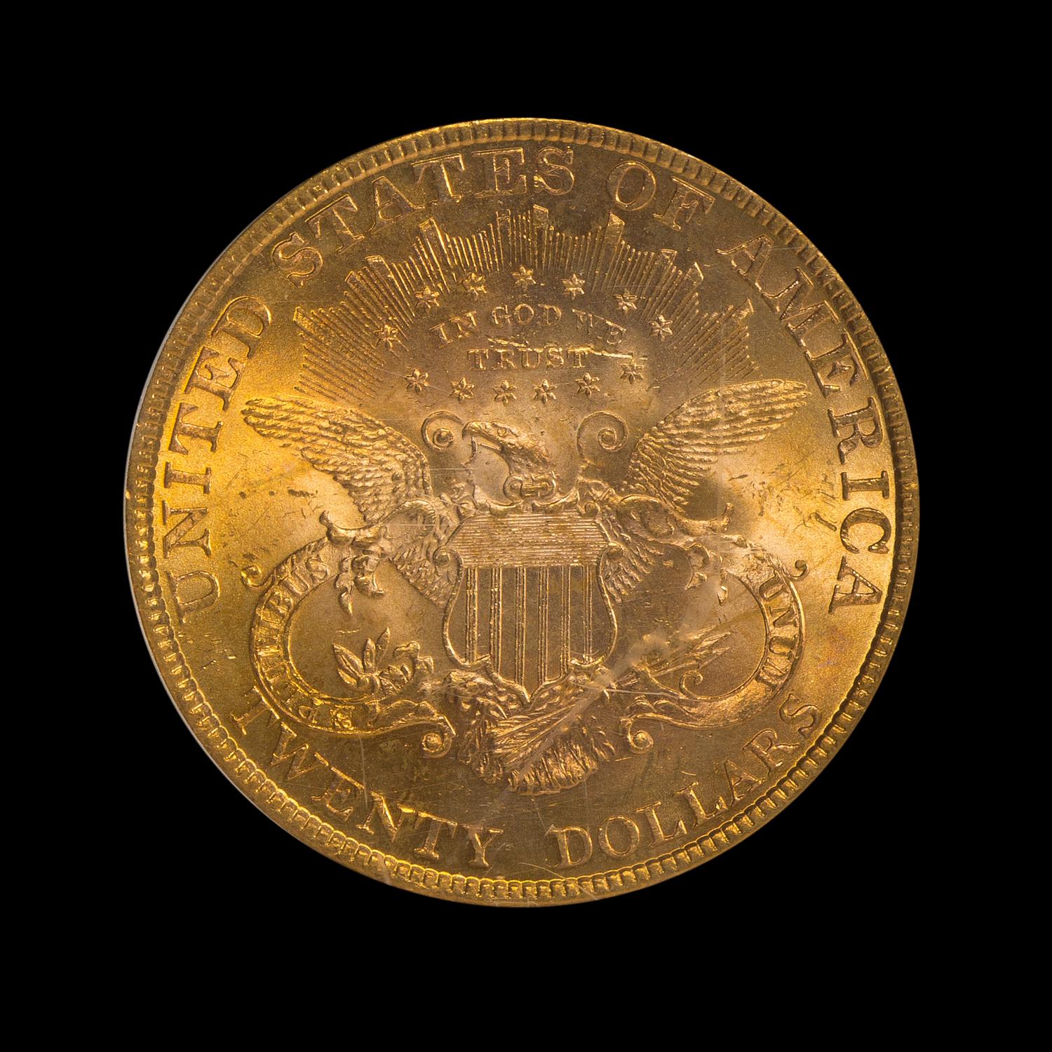 A United States 1896 Liberty Head $20 Gold Coin