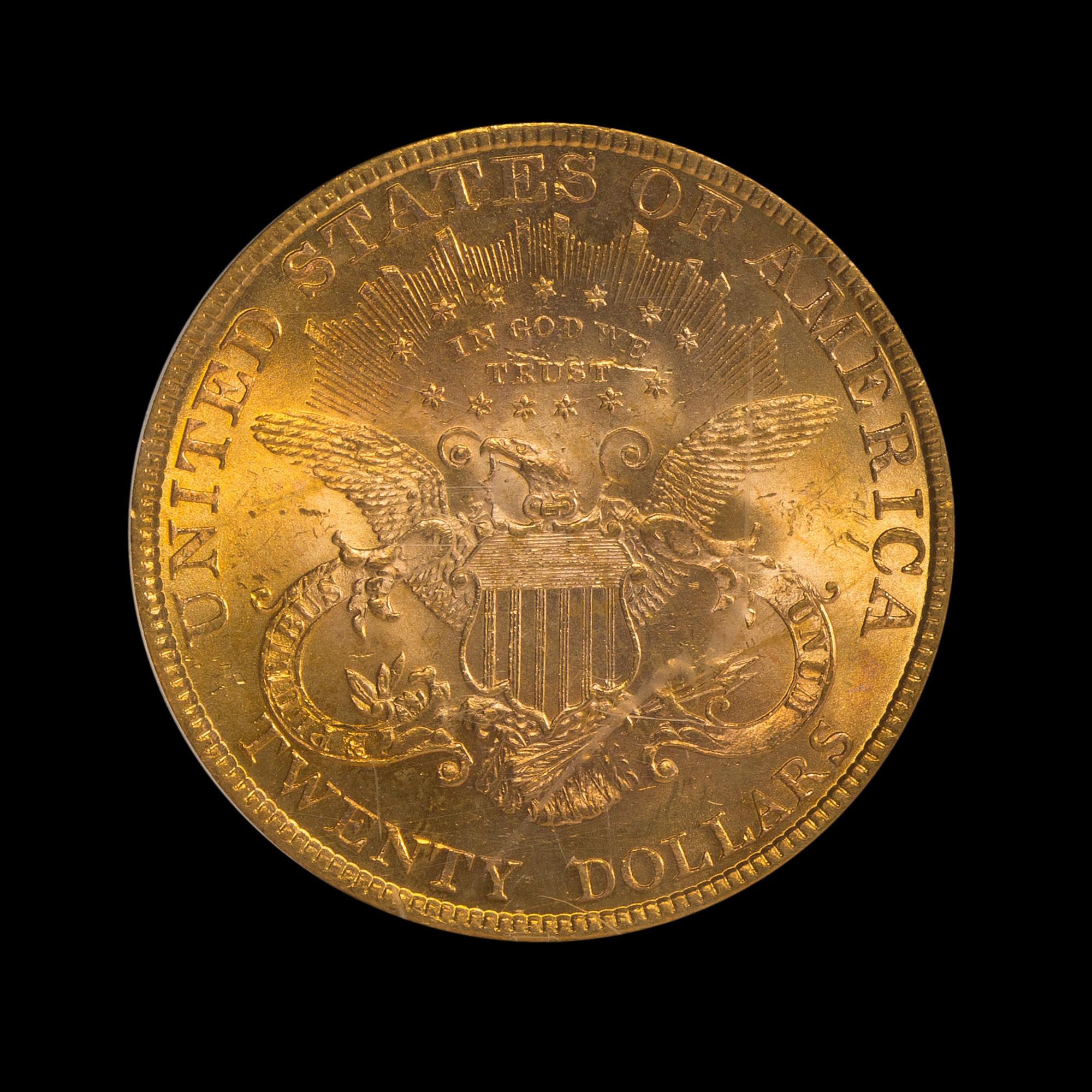 A United States 1896 Liberty Head $20 Gold Coin