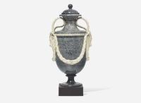 A Wedgwood & Bentley Variegated Ware Covered Vase, UK, 1770s