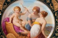A Pair of Vienna Porcelain Cabinet Plates