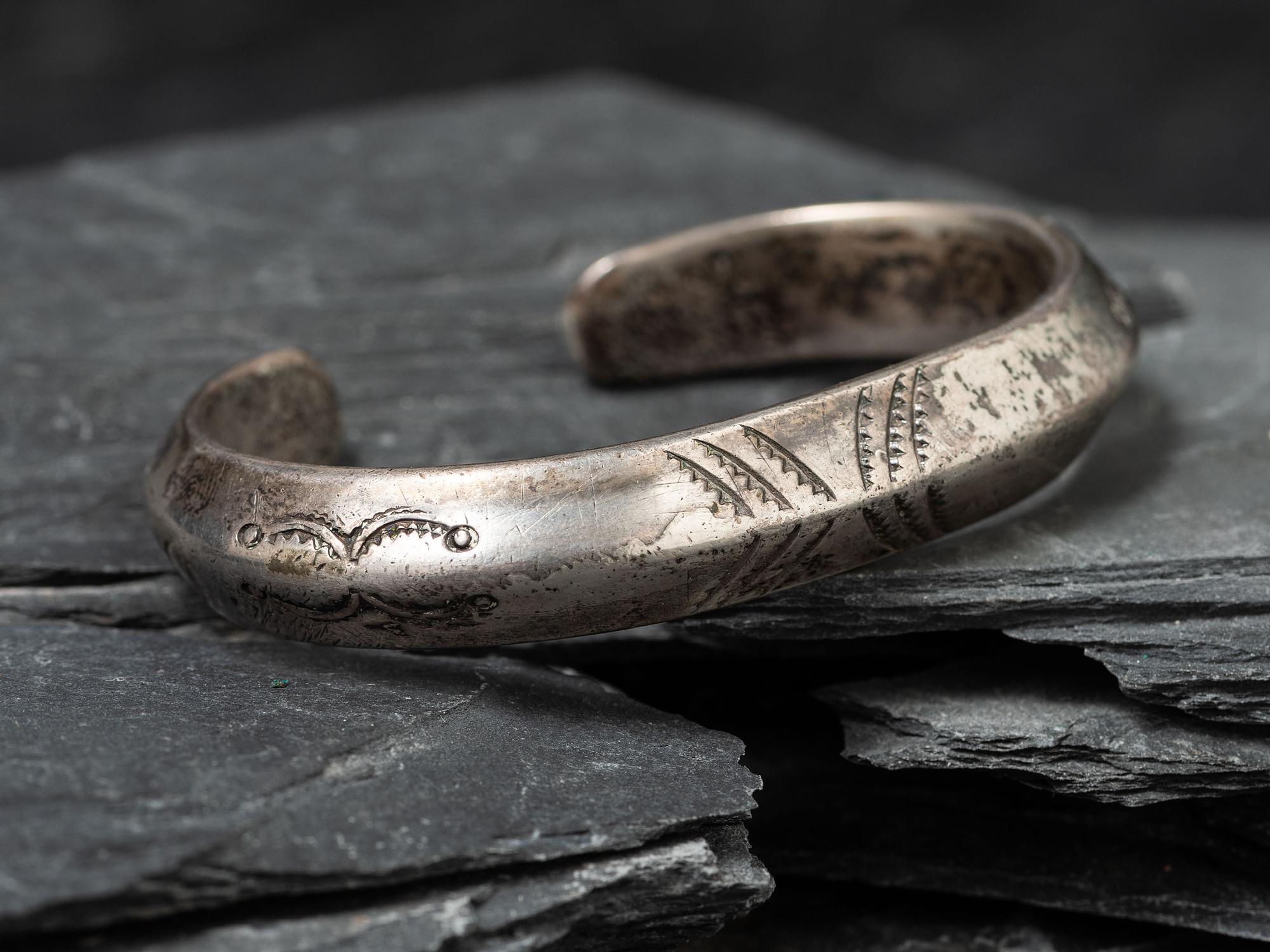Navajo Carinated Ingot Cuff Bracelet, Collected by Hoffman Birney (1891-1958)